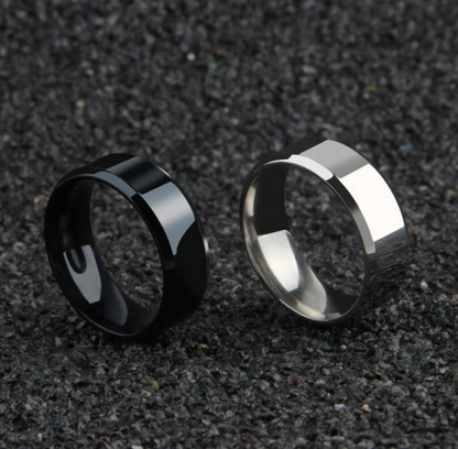 FREE SHIPPING! Stylish 8mm Stainless Steel Matte Ring