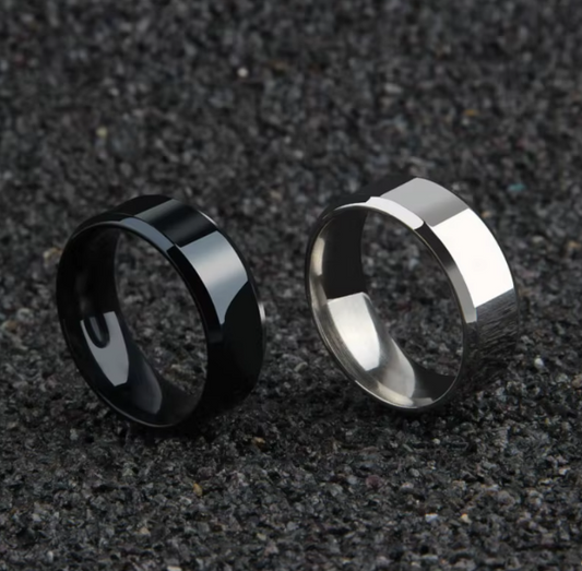 FREE SHIPPING! Stylish 8mm Stainless Steel Matte Ring