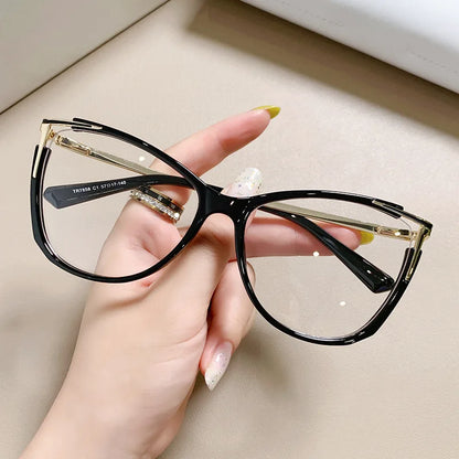 Luxury Cat Eye Blue Light Blocking Glasses