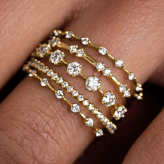 Elegance and Modern Gold Wedding Band